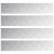 Trepte Dreptunghiular 4 pcs Argintiu 100 x 20 cm Aluminiu GartenMobel Dekor