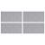 Trepte Dreptunghiular 4 pcs Argintiu 50 x 25 cm Aluminiu GartenMobel Dekor