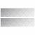 Trepte Dreptunghiular 2 pcs Argintiu 100 x 25 cm Aluminiu GartenMobel Dekor