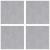 Trepte Pătrat 4 pcs Argintiu 30 x 30 cm Aluminiu GartenMobel Dekor