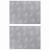 Trepte Dreptunghiular 2 pcs Argintiu 40 x 30 cm Aluminiu GartenMobel Dekor