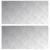 Trepte Dreptunghiular 2 pcs Argintiu 60 x 30 cm Aluminiu GartenMobel Dekor