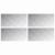 Trepte Dreptunghiular 4 pcs Argintiu 60 x 30 cm Aluminiu GartenMobel Dekor