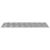 Trepte Dreptunghiular 4 pcs Argintiu 70 x 30 cm Aluminiu GartenMobel Dekor