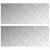 Trepte Dreptunghiular 2 pcs Argintiu 70 x 30 cm Aluminiu GartenMobel Dekor