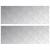 Trepte Dreptunghiular 2 pcs Argintiu 80 x 30 cm Aluminiu GartenMobel Dekor