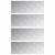Trepte Dreptunghiular 4 pcs Argintiu 80 x 30 cm Aluminiu GartenMobel Dekor