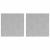 Trepte Pătrat 2 pcs Argintiu 40 x 40 cm Aluminiu GartenMobel Dekor