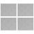 Trepte Dreptunghiular 4 pcs Argintiu 50 x 40 cm Aluminiu GartenMobel Dekor