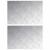 Trepte Dreptunghiular 2 pcs Argintiu 60 x 40 cm Aluminiu GartenMobel Dekor