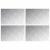 Trepte Dreptunghiular 4 pcs Argintiu 60 x 40 cm Aluminiu GartenMobel Dekor