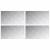 Trepte Dreptunghiular 4 pcs Argintiu 70 x 40 cm Aluminiu GartenMobel Dekor