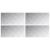 Trepte Dreptunghiular 4 pcs Argintiu 80 x 40 cm Aluminiu GartenMobel Dekor