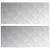 Trepte Dreptunghiular 2 pcs Argintiu 90 x 40 cm Aluminiu GartenMobel Dekor