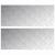 Trepte Dreptunghiular 2 pcs Argintiu 100 x 40 cm Aluminiu GartenMobel Dekor