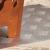 Trepte Pătrat 2 pcs Argintiu 50 x 50 cm Aluminiu GartenMobel Dekor