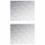 Trepte Dreptunghiular 2 pcs Argintiu 60 x 50 cm Aluminiu GartenMobel Dekor