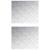 Trepte Dreptunghiular 2 pcs Argintiu 60 x 50 cm Aluminiu GartenMobel Dekor
