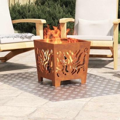 Trepte Dreptunghiular 4 pcs Argintiu 70 x 50 cm Aluminiu GartenMobel Dekor