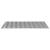 Trepte Dreptunghiular 2 pcs Argintiu 80 x 50 cm Aluminiu GartenMobel Dekor