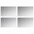Trepte Dreptunghiular 4 pcs Argintiu 80 x 50 cm Aluminiu GartenMobel Dekor