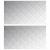 Trepte Dreptunghiular 2 pcs Argintiu 90 x 50 cm Aluminiu GartenMobel Dekor
