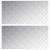 Trepte Dreptunghiular 2 pcs Argintiu 100 x 50 cm Aluminiu GartenMobel Dekor