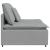 Modul central canapea modulară cu perne, gri deschis, 100 cm GartenMobel Dekor