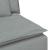 Modul central canapea modulară cu perne, gri deschis, 100 cm GartenMobel Dekor