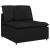 Modul central de canapea modulară cu perne, negru, 100 cm GartenMobel Dekor