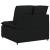 Modul central de canapea modulară cu perne, negru, 100 cm GartenMobel Dekor