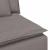 Modul central canapea modulară cu perne, gri taupe, 100 cm GartenMobel Dekor