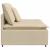 Modul central canapea modulară cu perne, crem, 100 cm GartenMobel Dekor