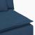 Modul central canapea modulară cu perne, albastru, 100 cm GartenMobel Dekor