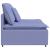 Modul central canapea modulară cu perne, albastru jeans, 100 cm GartenMobel Dekor