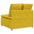 Modul central canapea modulară cu perne, galben, 100 cm GartenMobel Dekor