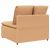 Modul central canapea modulară cu perne, bej, 100 cm GartenMobel Dekor