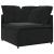 Modul de colț pentru canapea modulară cu perne, negru, 100 cm GartenMobel Dekor