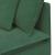 Modul de colț pentru canapea modulară cu perne verde închis 100 cm GartenMobel Dekor
