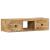 Dulap TV montat pe perete 100x32x25 cm lemn masiv Mango brut GartenMobel Dekor