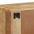 Dulap TV montat pe perete 100x32x25 cm lemn masiv Mango brut GartenMobel Dekor