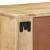 Dulap TV montat pe perete 100x32x25 cm lemn masiv Mango brut GartenMobel Dekor