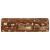 Dulap TV montat pe perete 100x32x25 cm, lemn masiv reciclat GartenMobel Dekor