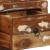 Dulap TV montat pe perete 100x32x25 cm, lemn masiv reciclat GartenMobel Dekor