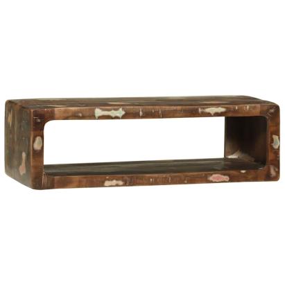 Cabinet TV Multicolour 80 x 30 x 25 cm Lemn masiv recuperat GartenMobel Dekor