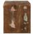 Cabinet TV Multicolour 80 x 32 x 36 cm Lemn masiv recuperat GartenMobel Dekor
