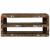 Cabinet TV Multicolour 80 x 32 x 36 cm Lemn masiv recuperat GartenMobel Dekor