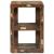 Cabinet TV Multicolour 36 x 30 x 54 cm Lemn masiv recuperat GartenMobel Dekor