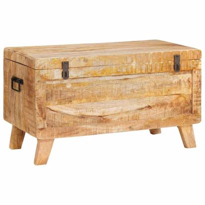 Cutie de depozitare 70 x 35 x 40 cm Lemn masiv de mango GartenMobel Dekor