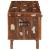 Cutie de depozitare 70 x 35 x 40 cm Lemn masiv reciclat GartenMobel Dekor